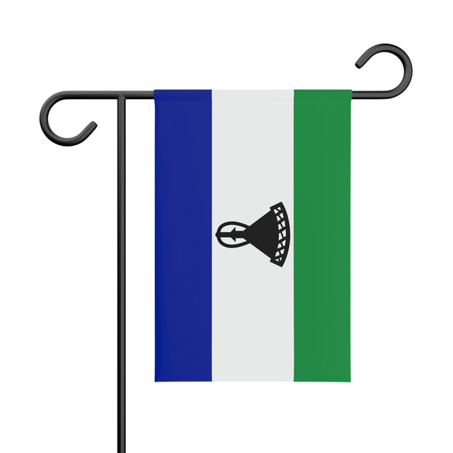 Lesotho Garden Flag 100% Polyester Double-Sided Print - Pixelforma