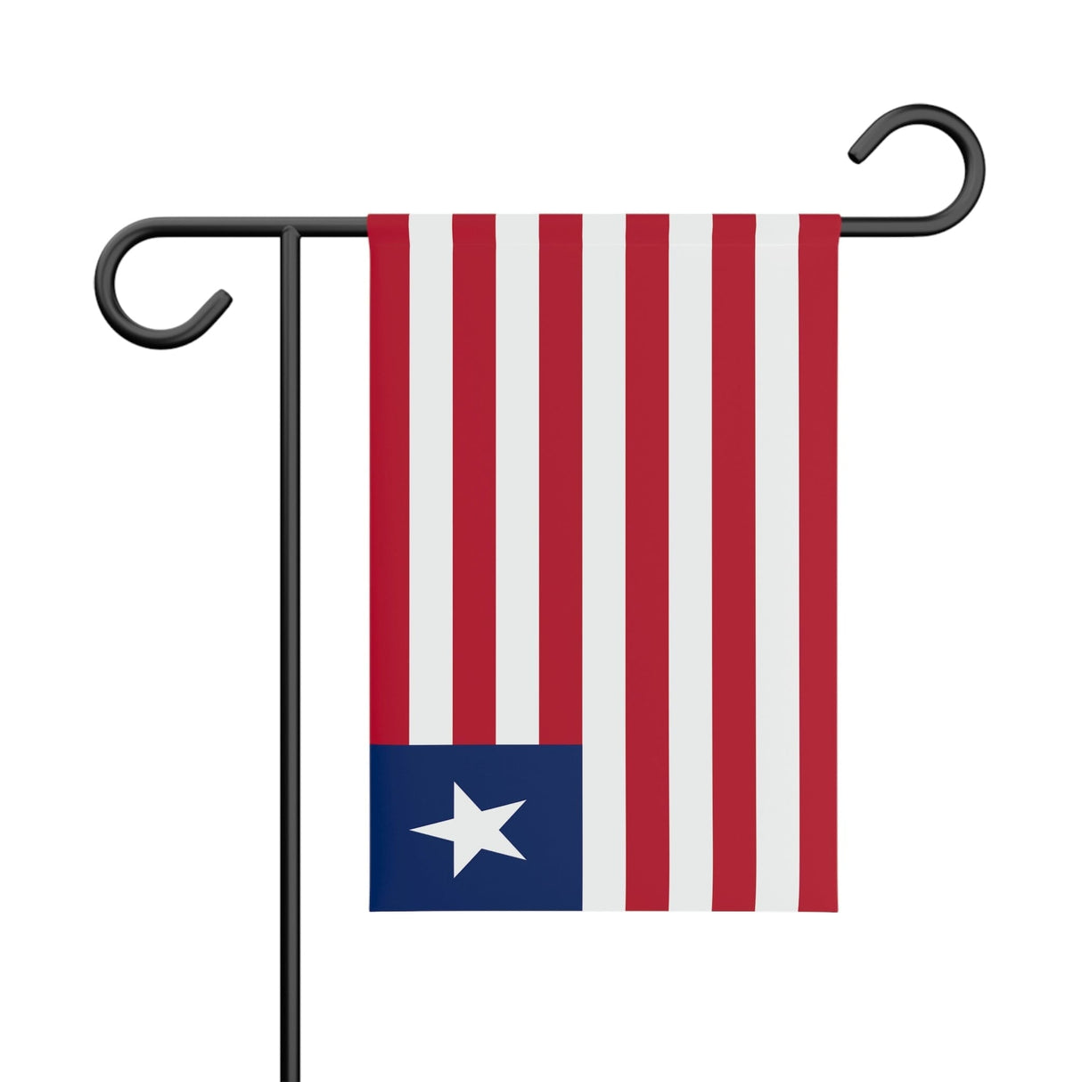 Liberia Garden Flag 100% Polyester Double-Sided Print - Pixelforma