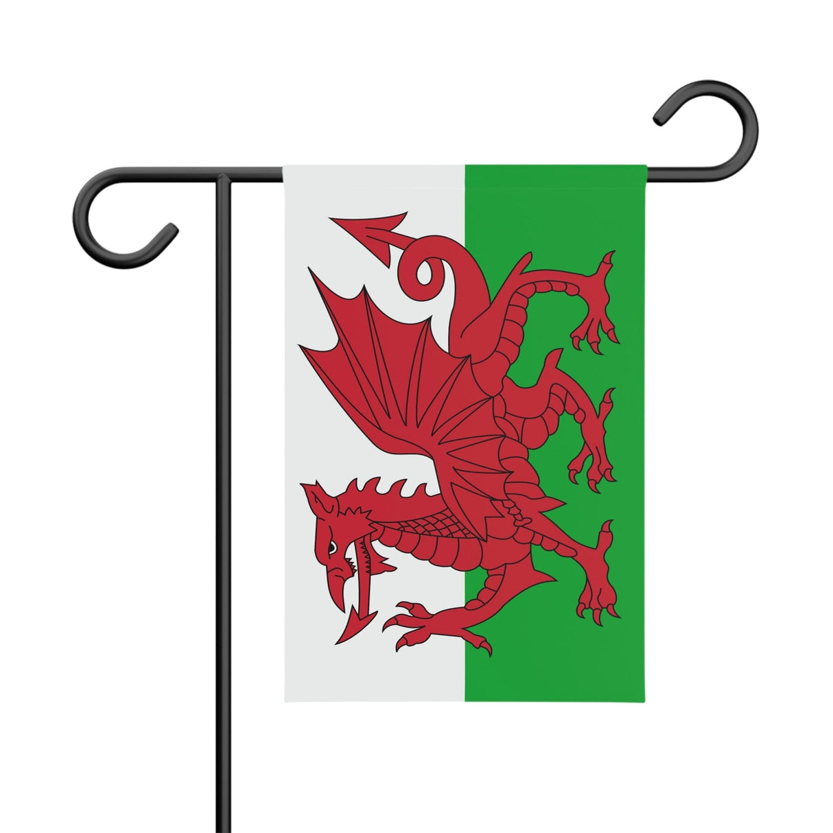 Flag Garden of Wales 100% Polyester Double-Sided Print - Pixelforma