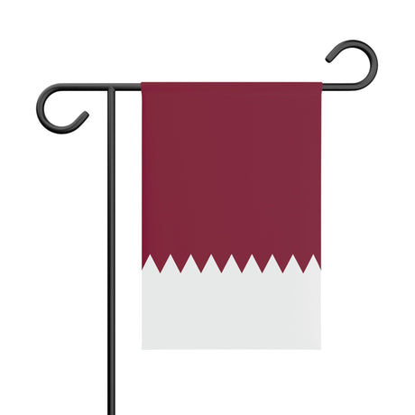 Qatar Garden Flag 100% Polyester Double-Sided Print - Pixelforma