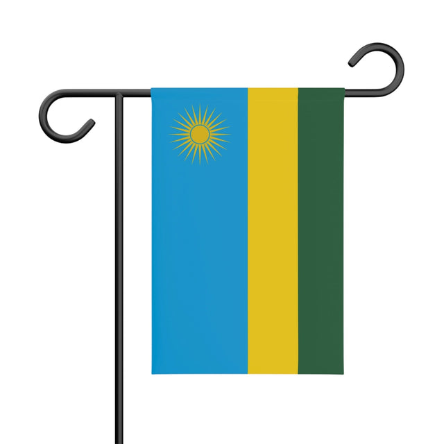 Rwanda Garden Flag 100% Polyester Double-Sided Print - Pixelforma