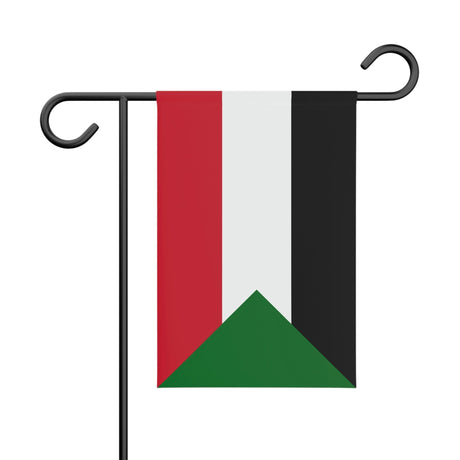 Sudan Garden Flag 100% Polyester Double-Sided Print - Pixelforma