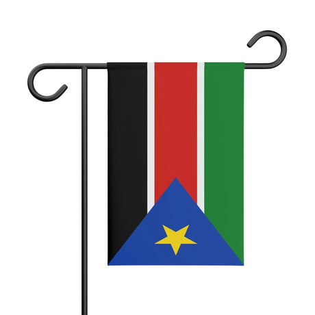 South Sudan Garden Flag 100% Polyester Double-Sided Print - Pixelforma
