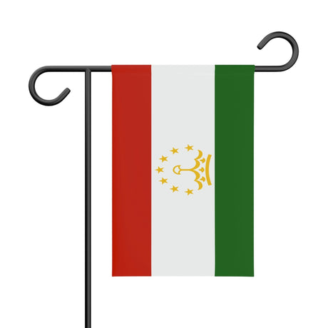 Tajikistan Garden Flag 100% Polyester Double-Sided Print - Pixelforma
