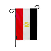 Drapeau jardin égypte polyester résistant format vertical