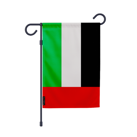 Drapeau jardin émirats arabes unis en ployester - pixelforma