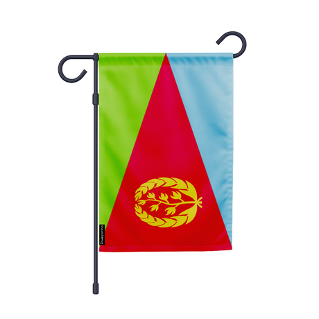 Drapeau jardin érythrée en ployester - pixelforma