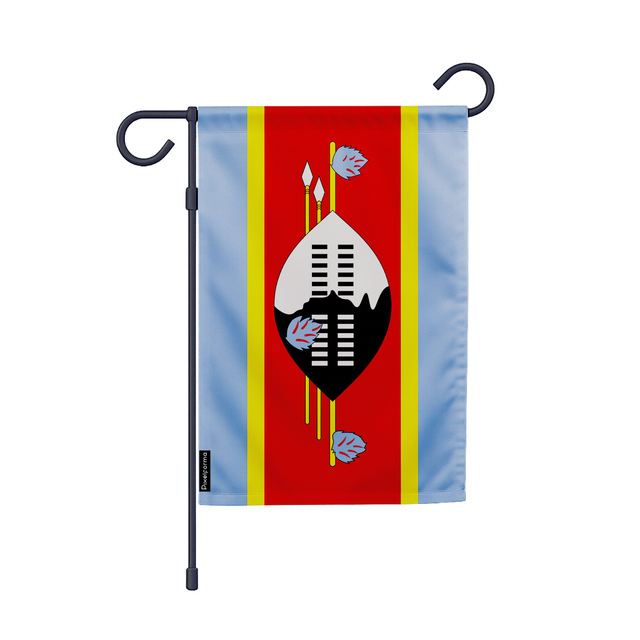 Drapeau jardin eswatini en ployester - pixelforma