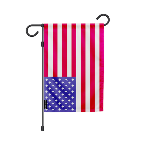 Drapeau jardin états-unis en ployester - pixelforma