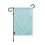 Drapeau jardin france en polyester bleu turquoise clair
