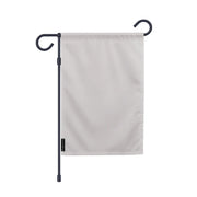 Drapeau jardin france horizontal gris en polyester résistant