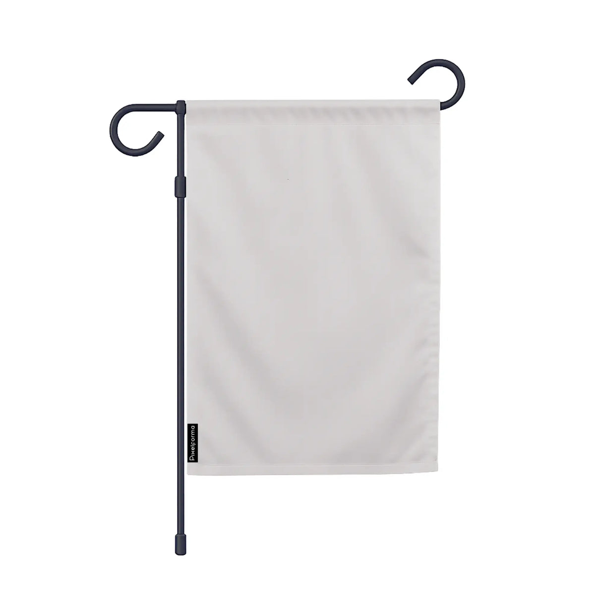 Drapeau jardin france polyester gris clair forme horizontale