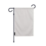 Drapeau jardin france polyester gris clair forme horizontale