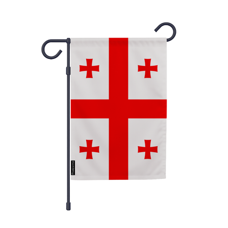 Drapeau jardin géorgie en ployester - pixelforma