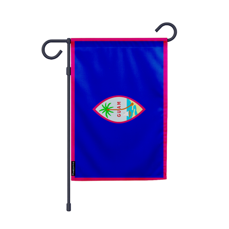 Drapeau jardin guam en ployester - pixelforma