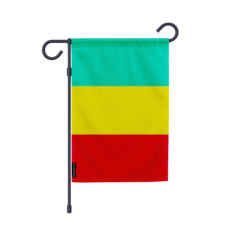 Drapeau jardin guinée en ployester - pixelforma