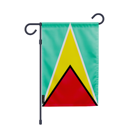 Drapeau jardin guyana en ployester - pixelforma