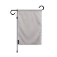 Drapeau jardin horizontal gris foncé polyester résistant