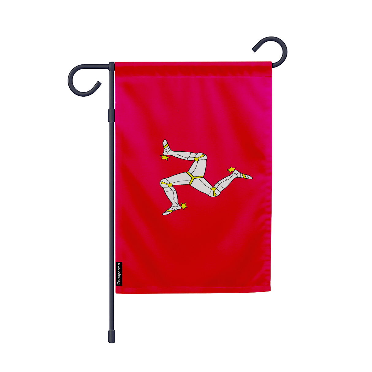 Drapeau jardin île de man en ployester - pixelforma