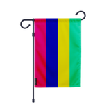 Drapeau jardin île maurice en ployester - pixelforma