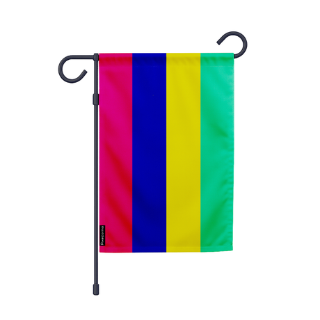 Drapeau jardin île maurice en ployester - pixelforma