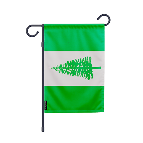 Drapeau jardin île norfolk en ployester - pixelforma