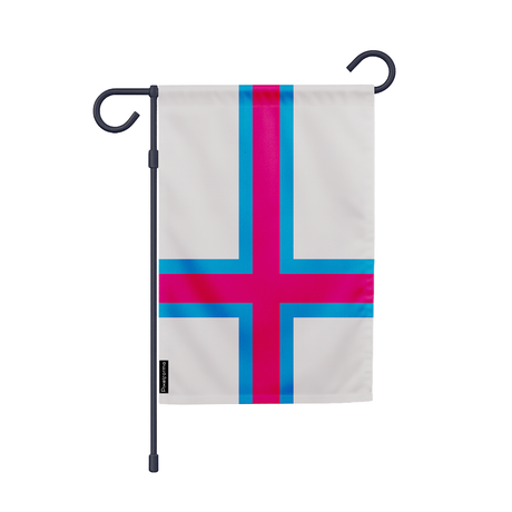 Drapeau jardin îles féroé en ployester - pixelforma