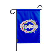 Drapeau jardin îles mariannes en polyester résistant