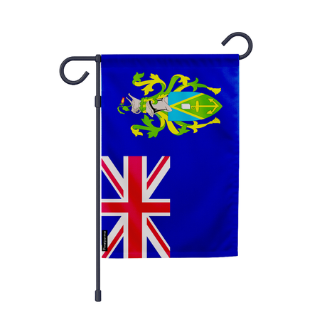 Drapeau jardin îles pitcairn en ployester - pixelforma