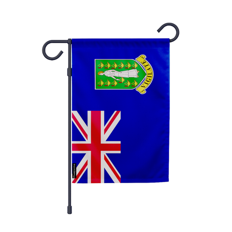 Drapeau jardin îles vierges britanniques en ployester - pixelforma