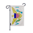 Drapeau jardin îles vierges polyester résistant vertical