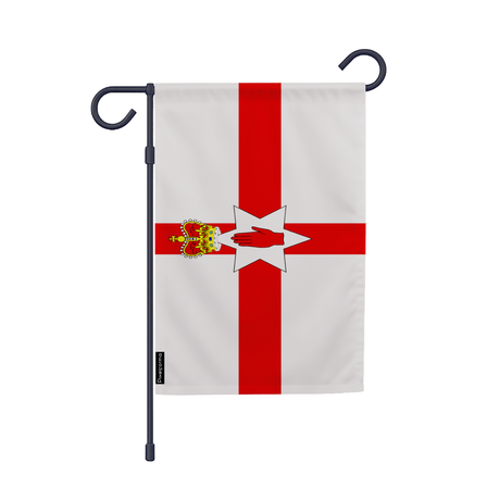 Drapeau jardin irlande du nord en ployester - pixelforma