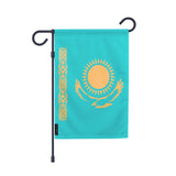 Drapeau jardin kazakhstan polyester résistant aux intempéries