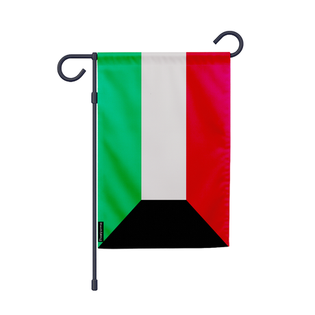 Drapeau jardin koweït en ployester - pixelforma