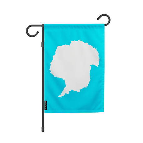 Drapeau jardin l’antarctique en ployester - pixelforma