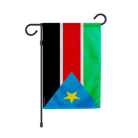 Drapeau jardin le soudan du sud en ployester - pixelforma