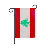 Drapeau jardin liban en ployester - pixelforma