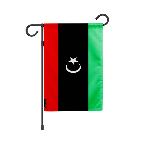 Drapeau jardin libye en ployester - pixelforma