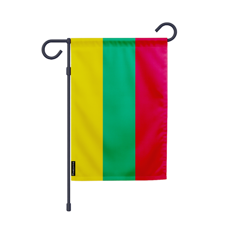 Drapeau jardin lituanie en ployester - pixelforma