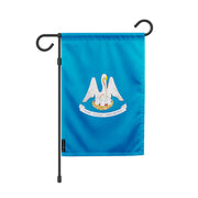 Drapeau jardin louisiane polyester résistant horizontal