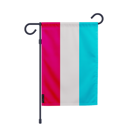 Drapeau jardin luxembourg en ployester - pixelforma