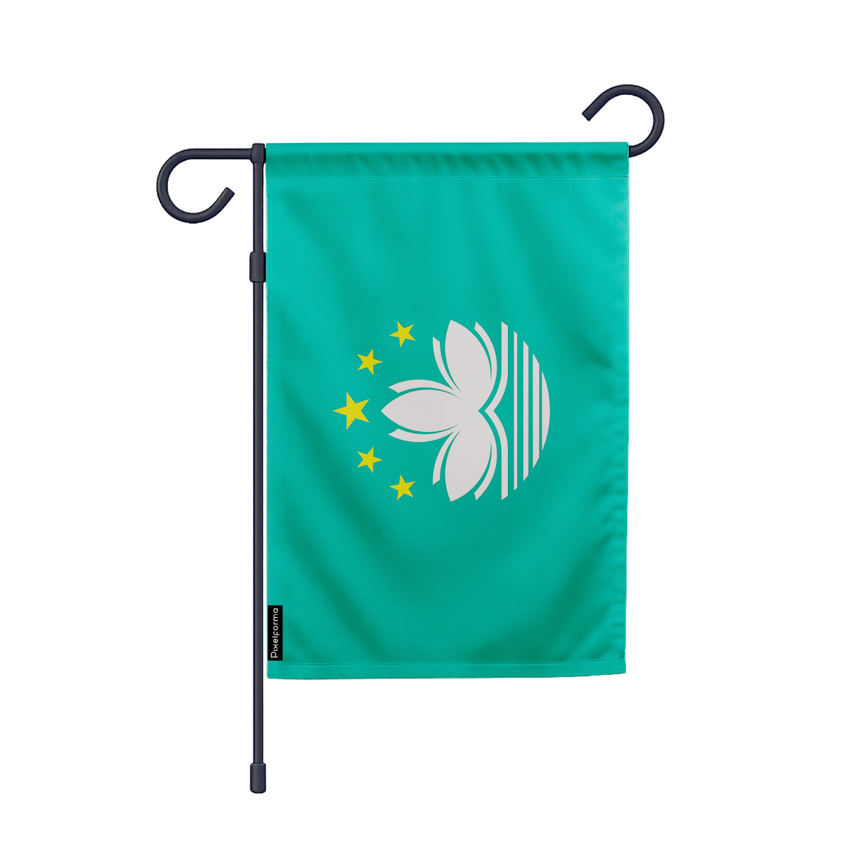 Drapeau jardin macao en ployester - pixelforma