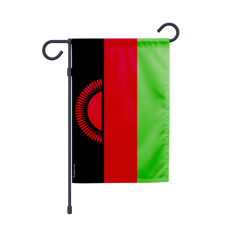 Drapeau jardin malawi en ployester - pixelforma