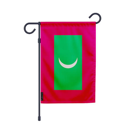 Drapeau jardin maldives en ployester - pixelforma