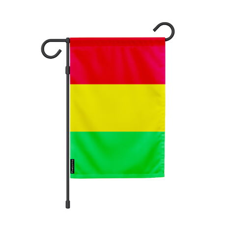 Drapeau jardin mali en ployester - pixelforma