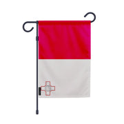 Drapeau jardin malte en polyester résistant intempéries