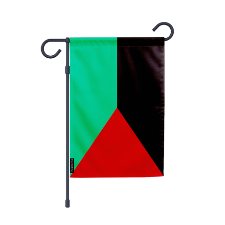Drapeau jardin martinique en ployester - pixelforma