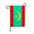 Drapeau jardin mauritanie polyester résistant vertical