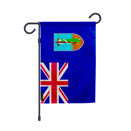 Drapeau jardin montserrat en ployester - pixelforma