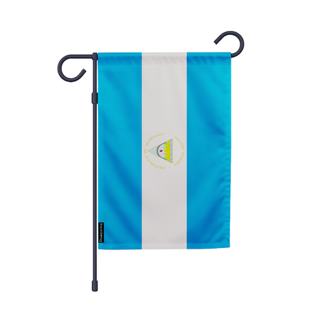 Drapeau jardin nicaragua en ployester - pixelforma